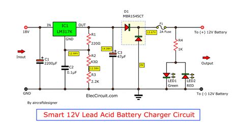 Constant Current Battery Charging Circuit Diagram
