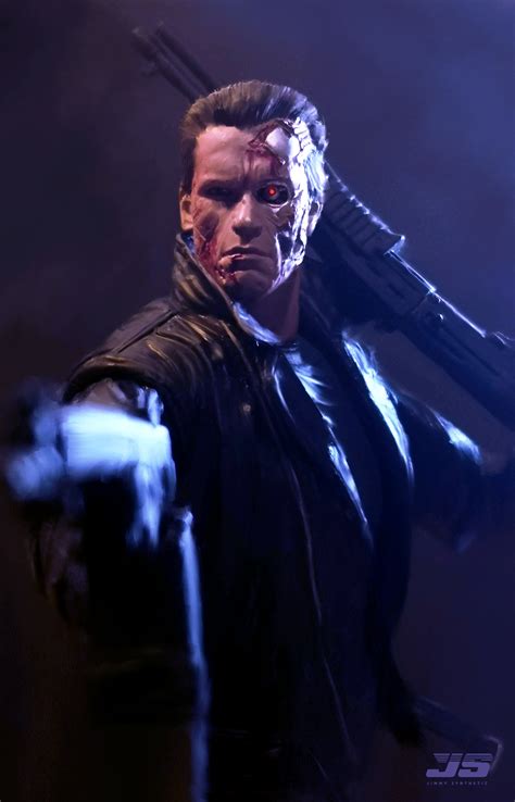 Artstation Terminator T 800 Model 101