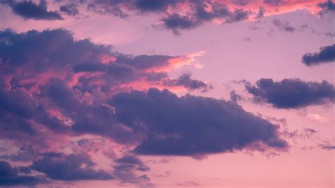 Wallpaper Clouds Porous Sky Sunset Clouds Aesthetic