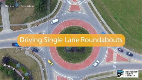 Driving Single Lane Roundabouts Youtube