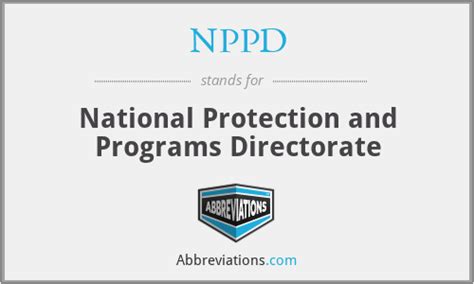 Nppd National Protection And Programs Directorate