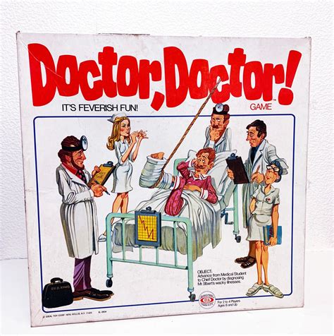 Vintage Doctor Doctor Board Game By Ideal 1978 100 Complete Etsy