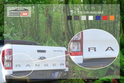 Ford Ranger Tailgate Decal Ford Vehicle Decals Vehicle Graphics