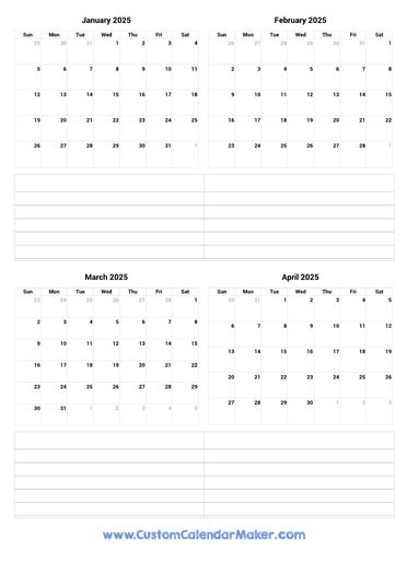 January 2025 Printable Calendar 23 Free Templates Pdf