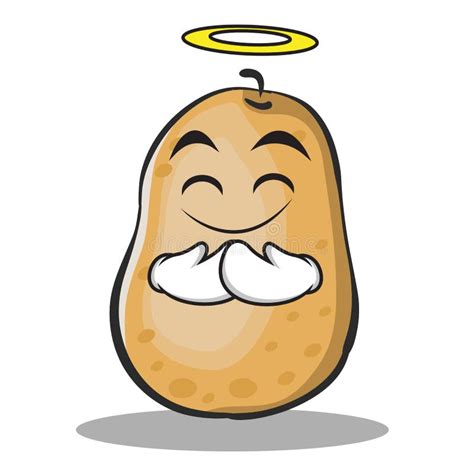 Innocent Potato Character Cartoon Style Stock Vector Illustration Of