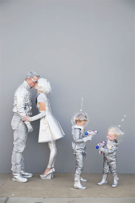 diy space family costumes  love  party