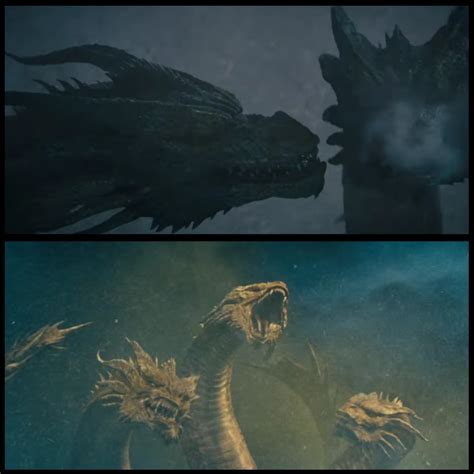 In Godzilla King Of The Monsters King Ghidorahs Middle Head