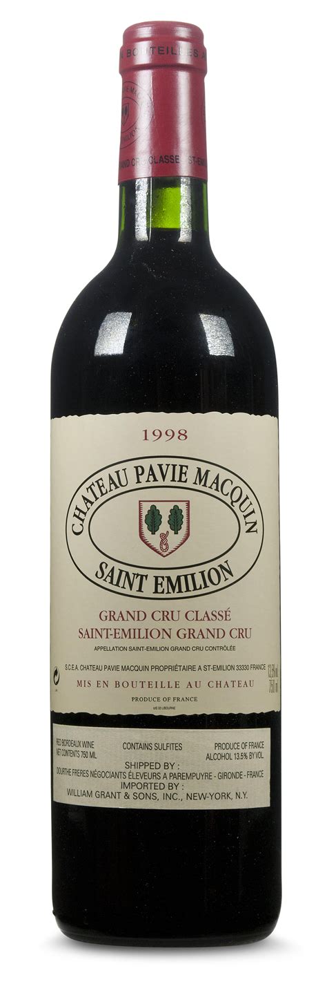 Albert macquin was a true pioneer. Château Pavie-Macquin 1998, Saint-Emilion, grand cru ...