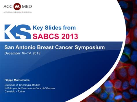 sabcs 2013 san antonio breast cancer symposium