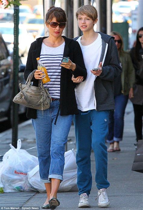 Close Helena Christensens Son Mingus Lucien Reedus Looked Taller Than His Mum As They Spent