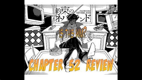 The Promised Neverland Chapter 52 Manga Review Meeting William Minerva Youtube