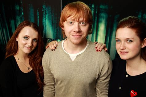 Bonnie Wright And Emma Watson And Evanna Lynch