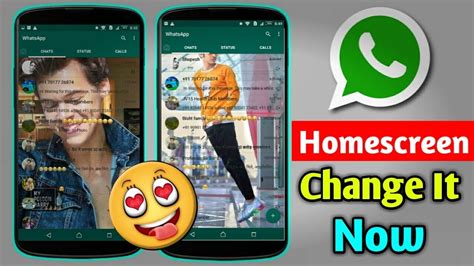 Whatsapp ki Homescreen Par Apni Photo Lagae | Whatsapp homescreen ...