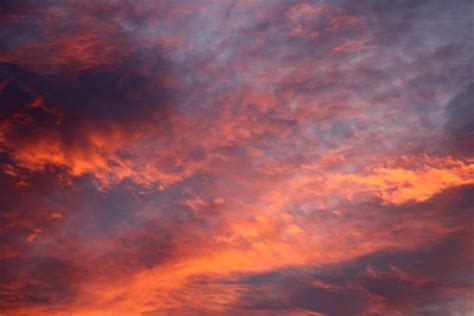 Orange Clouds At Sunrise Picture Free Photograph Photos Public Domain