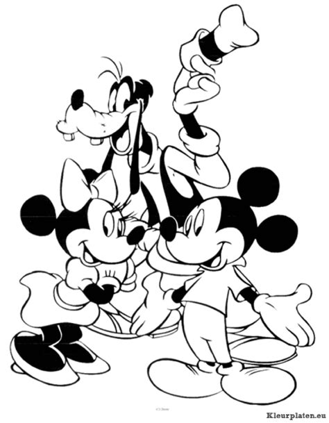 Mickey Mouse Kleurplaat 181951 Kleurplaat