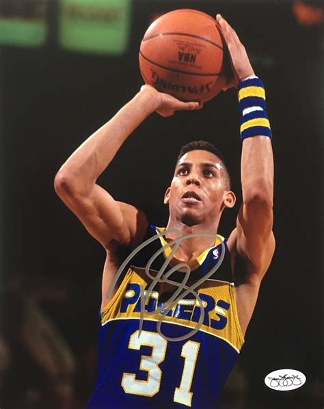 Reggie Miller Indiana Pacers Signed 8x10 Photo Basketball Pictures