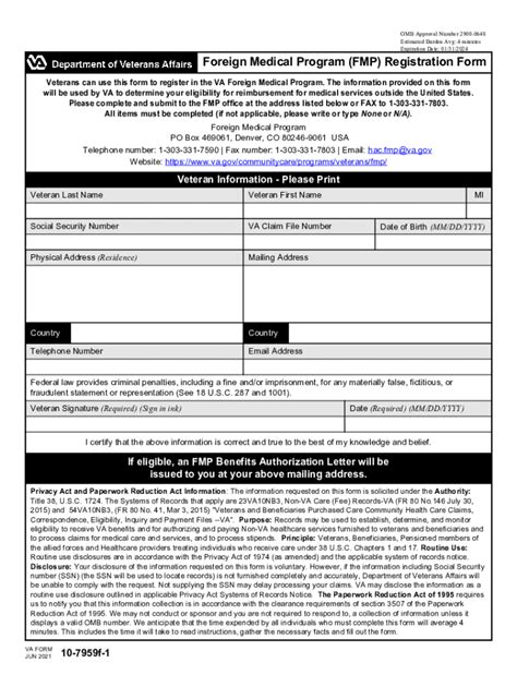 Va Form 10 7959f 1 Fill Out And Sign Online Dochub