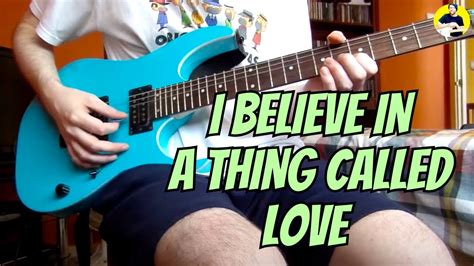 The Darkness I Believe In A Thing Called Love Guitar Solo Cover