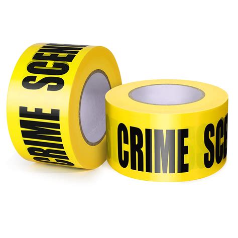 Buy Crime Scene Tape 2 Pack Halloween Decorations 3 Inch X 1000 Feet