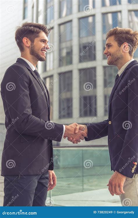 Handsome Young Businessmen Stock Image Image Of Idea 73820249