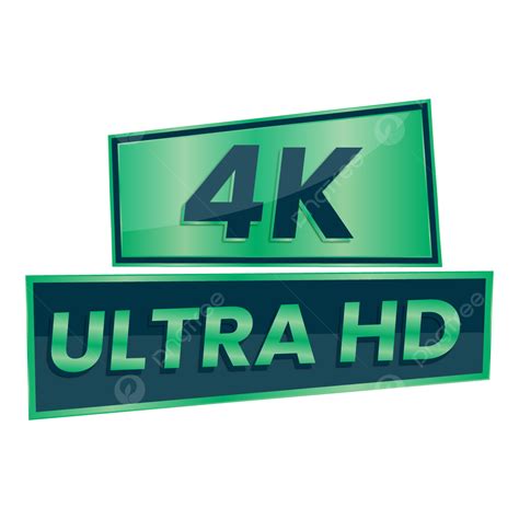 4k ultra hd botón video resolución icono etiqueta clipart vector png botón 4k botón de alta