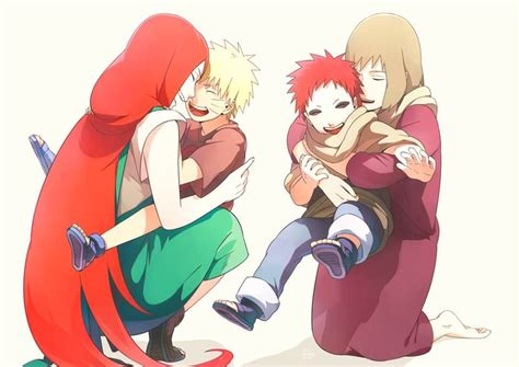 Mother And Sons Team Anime Gaara Anime Naruto