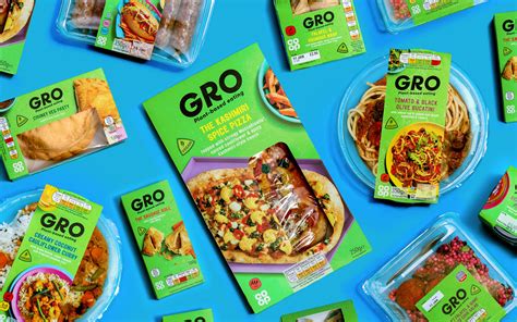 Robot Food Create New Vegan Brand Gro For Co Op World Brand Design