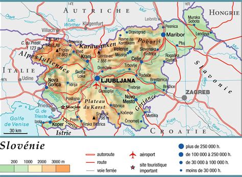 Plans de ville, carte routière et carte touristique slovénie, avec les le plan slovenija viamichelin : Carte de la Slovénie - Plusieurs carte du pays en Europe