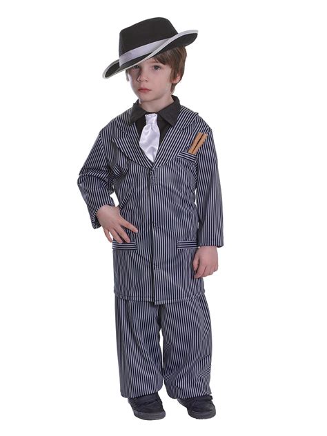 Child Gangster Boy Costume Cc384 Fancy Dress Ball