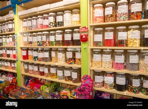 Old Fashioned Sweet Shop Interior High Resolution Stock Photography And