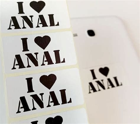 I Love Anal Sticker Pack I Love Anal Decal Pack Gag Etsy
