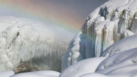 Polar Vortex Turns Historic Niagara Falls Into White Wonderland See Breathtaking Photos