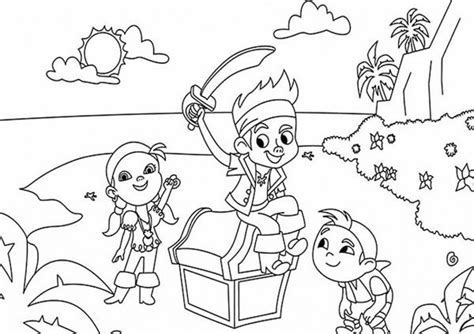 Jake And The Neverland Pirates Coloring Pages Coloring Pages