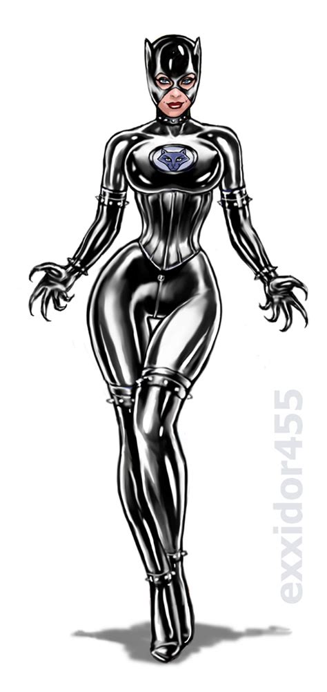 Sue Storm Fantastic Catwoman Classic Black By Exxidor459 Hentai