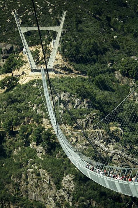 Arouca 516 Bridge Longest Suspension Bridge In The World Now Editorial Photography Image Of