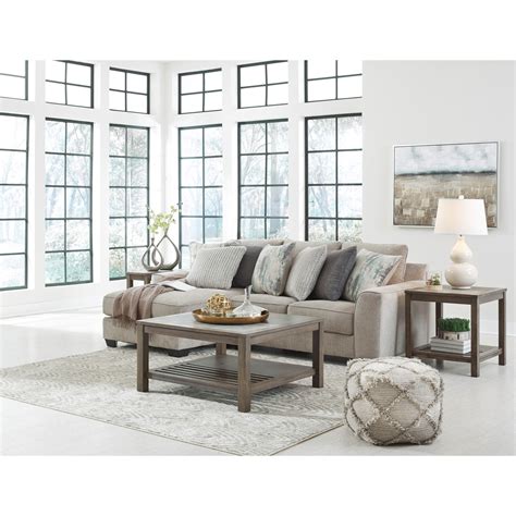 Benchcraft By Ashley Ardsley Contemporary 2 Piece Sectional With Left