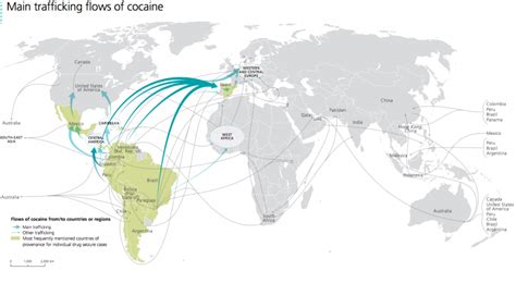These Maps Show How Illegal Drugs Flow Around The Globe World