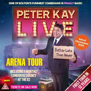 Peter Kay Bilhetes E Datas