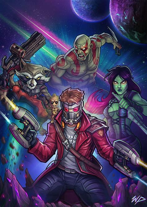 Guardians Drax Galaxy Gamora Guardian Marvel Of The Peter Quill