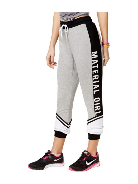 Material Girl Womens Colorblock Athletic Sweatpants Hthrplatinum 2xl29