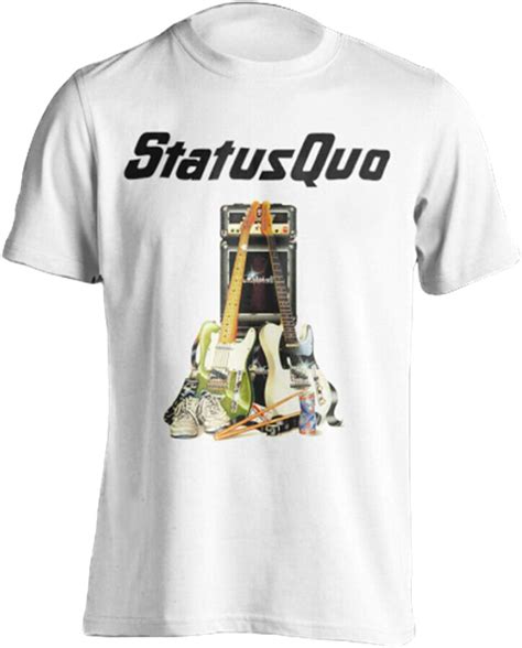 Tianming Status Quo Instruments Printed Men T Shirt Size S 5xl