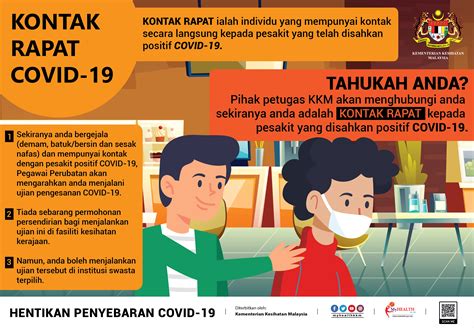 Garis panduan pengurusan pembukaan semula sekolah kementerian pendidikan malaysia (rujukan. Kontak Rapat COVID-19 - Info Sihat | Bahagian Pendidikan ...