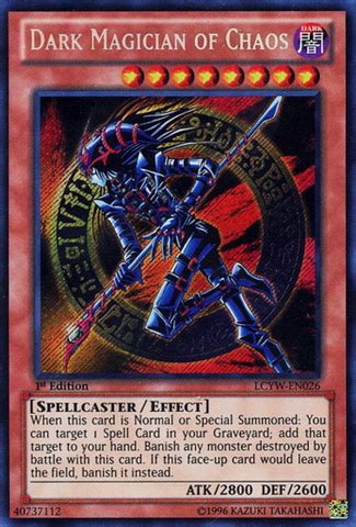 You can ritual summon this card with chaos form. Dark Magician of Chaos - LCYW-EN026 - Secret Rare - 1st ...
