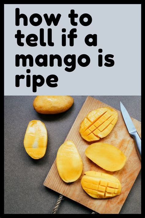 How To Tell If A Mango Is Ripe Mango Mango Looks Healty Food