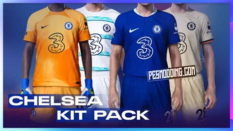 Pes 2021 Chelsea Fc New Season 20222023 Kit Pack Youtube