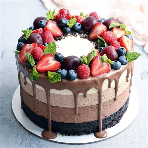 Berries 🍓🍒 Ягоды Here Are Some Ideas How To Decorate Cakes With