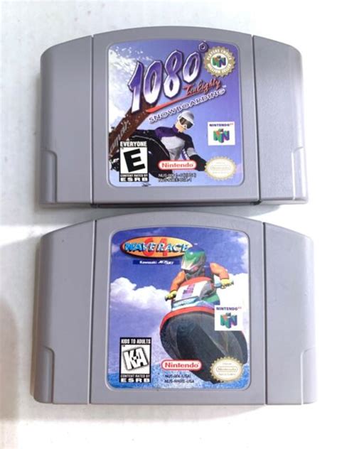N64 1080 Snowboarding Nintendo Game Original Authentic Tested Working W