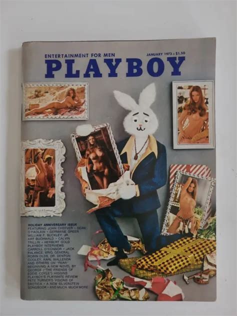 Vintage Playboy Magazine January Holiday Anniversary Issue Miki
