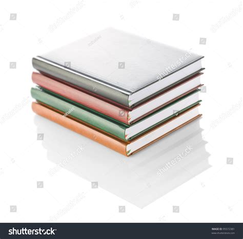 Stack Four Diaries Isolated Stock Photo 95572381 Shutterstock