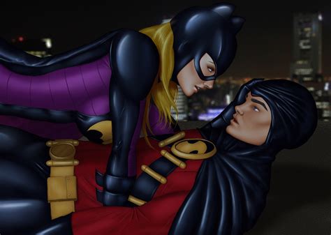 Commission Batgirl And Red Robin By Vanrichten Hentai Foundry